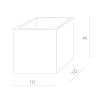 Настенный светильник ARTE Lamp Scatola A1423AP-1WH