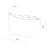 Настенный светильник ARTE Lamp Lucciola A1429AP-1WH
