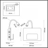 Бра Odeon Light 4242/3WL