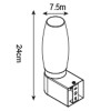 Настенное бра ARTE Lamp Aqua A1209AP-1CC