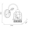 Бра ARTE Lamp Cincia A5090AP-1WG