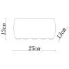Бра ARTE Lamp Halo A7054AP-3CC