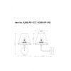 Бра ARTE Lamp Elba A2581AP-1CC