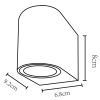 Бра ARTE Lamp Compass A3102AL-1WH
