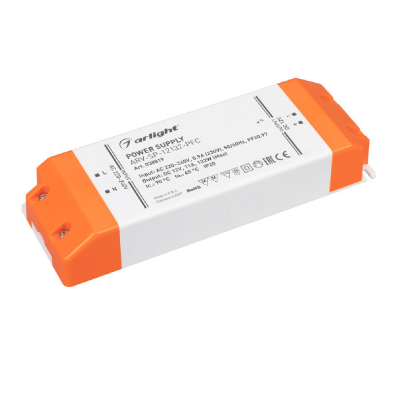 Блок питания для светодиодной ленты ARV-SP-24100-PFC Arlight 038818 (24V, 4.17A, 100W) 