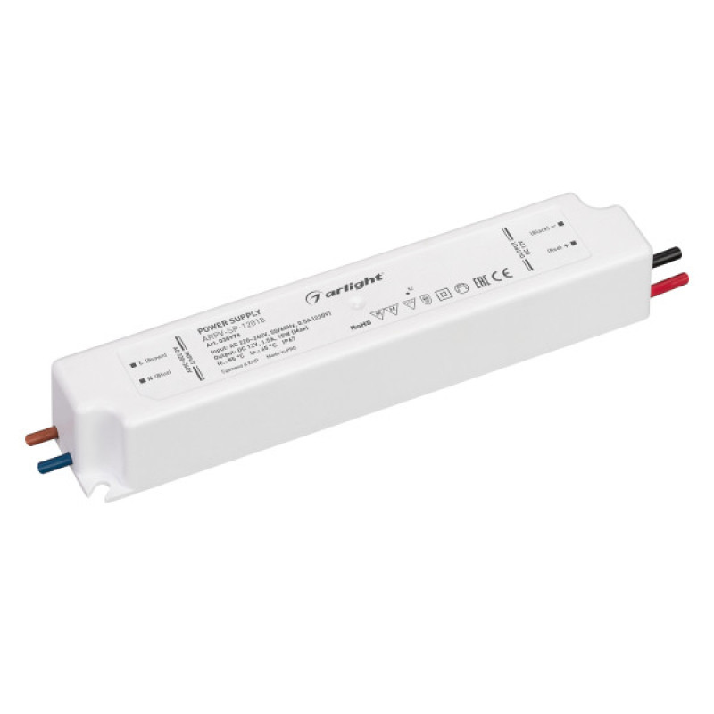 Блок питания для светодиодной ленты ARPV-SP-12018 Arlight 038978 (12V, 1.5A, 18W) 