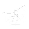 Потолочный светильник на шине ARTE Lamp Rails Kits A3056PL-1WH