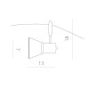 Потолочный светильник на шине ARTE Lamp Rails Kits A3057PL-1BK