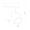 Потолочный светильник на шине ARTE Lamp Amico A1820PL-1BK