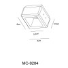 Потолочный светильник ARTE Lamp Invisible A9284PL-1WH
