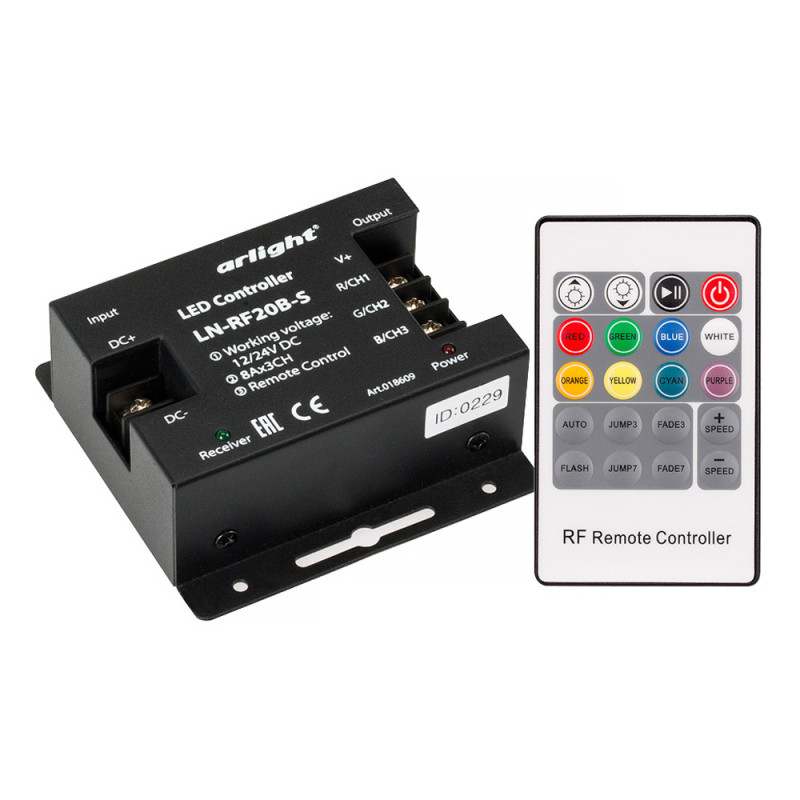Контроллер Arlight 018609 LN-RF20B-S
