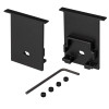 Заглушка SL-COMFORT-3551-F BLACK c отверстием Arlight 031786