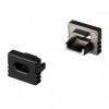 Заглушка SL-MINI-8-H6 BLACK с отверстием Arlight 030527