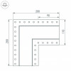 Соединитель профиля L-образный SL-Linia55-Fantom Arlight 030132