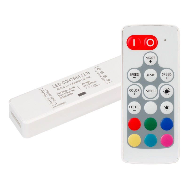 Контроллер ARL-MINI-RGB-3x4A (5-24V, RF ПДУ 18кн) Arlight 024983