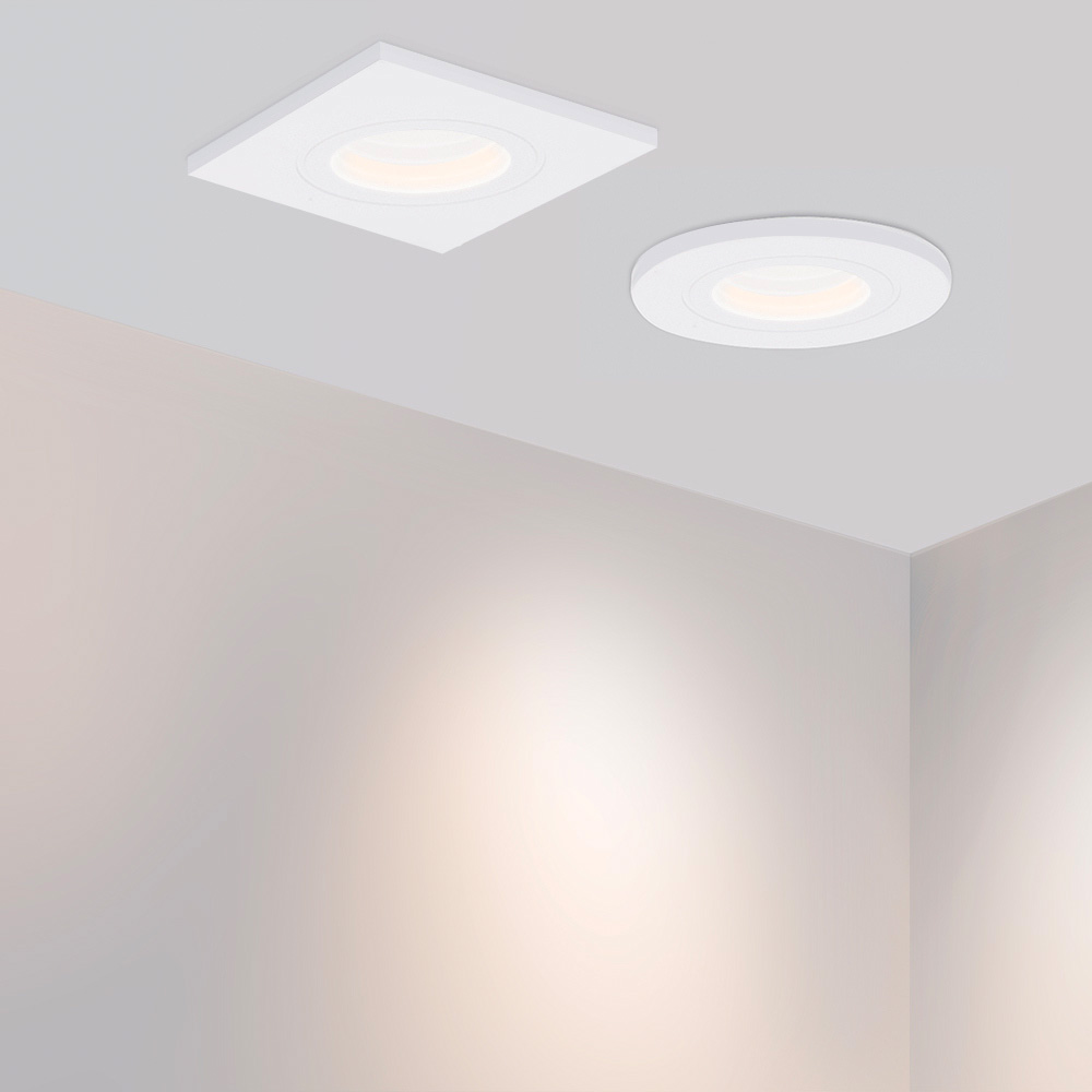 Мебельный светодиодный светильник Arlight LTM-S46x46WH 3W Warm White 30deg 015392