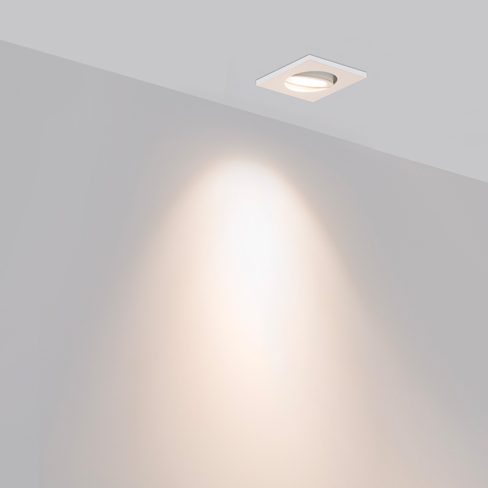 Мебельный светодиодный светильник Arlight LTM-S60x60WH 3W Warm White 30deg 015395