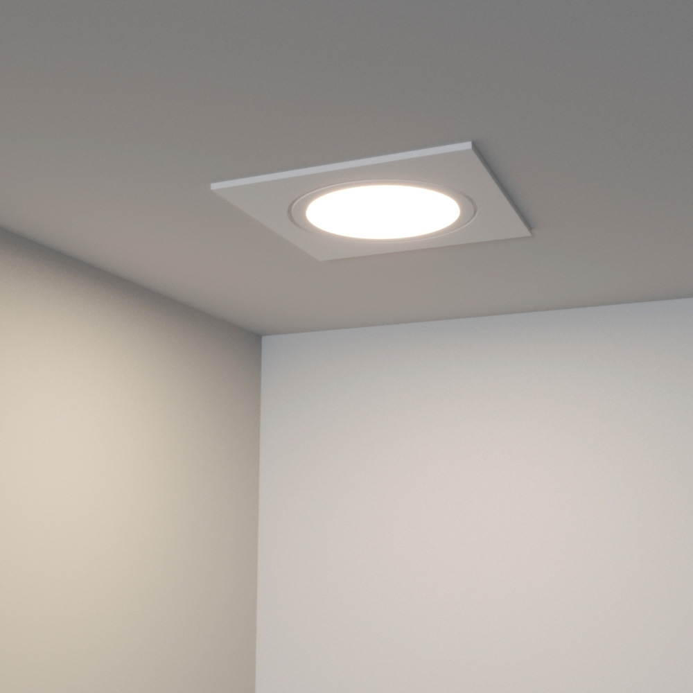 Мебельный светодиодный светильник Arlight LTM-S60x60WH-Frost 3W Day White 110deg 020764